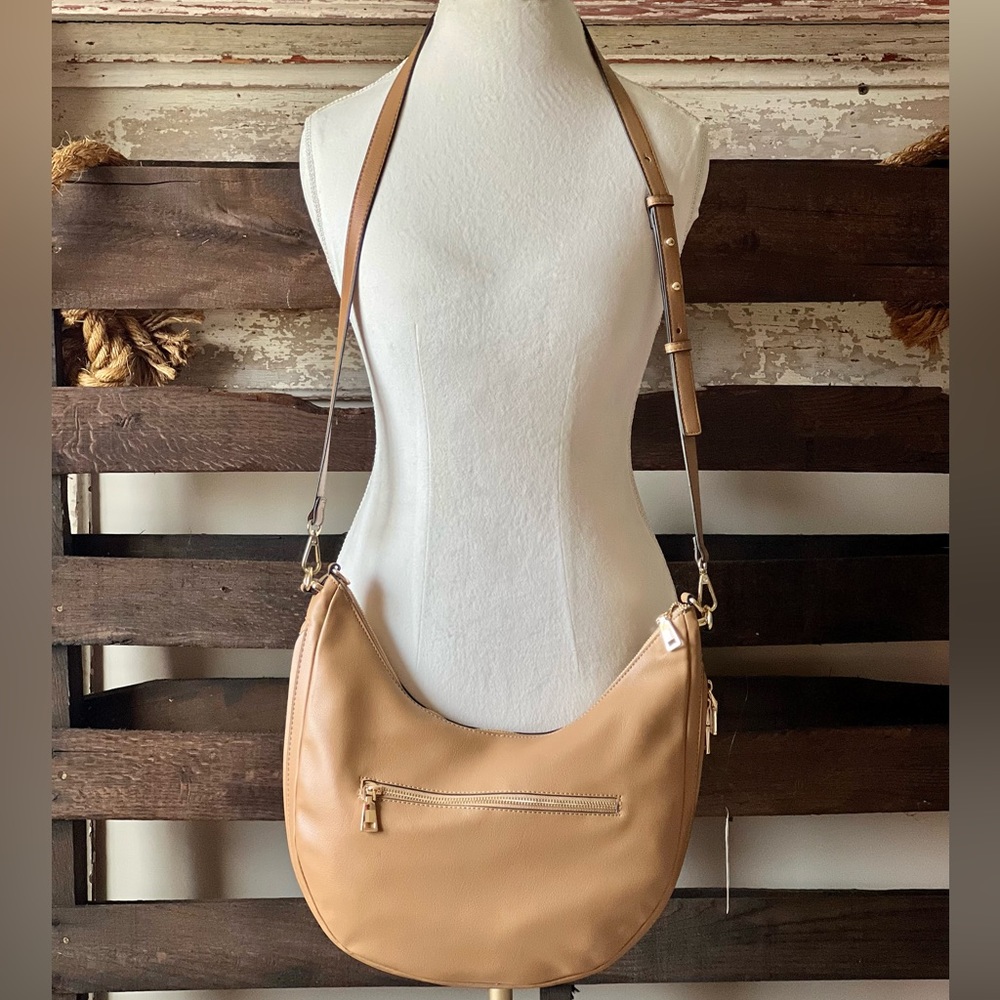 NWT INC INTERNATIONAL CONCEPTS Shoulder Bag in Camel